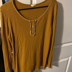 Dark mustard super soft long sleeve